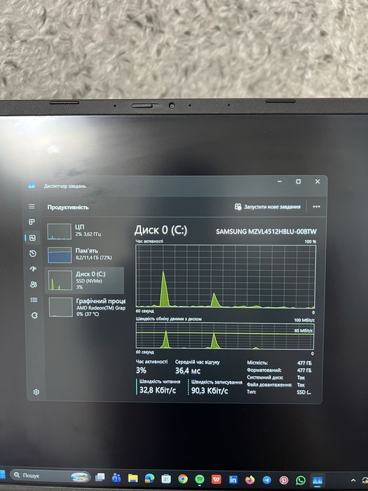 Продам ASUS Vivobook Ryzen 7 5800HS