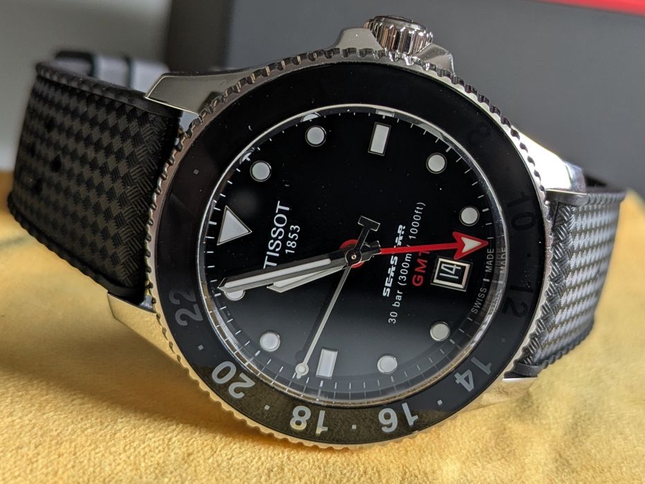 Tissot Seastar GMT - oryginalny, nowy, gwarancja