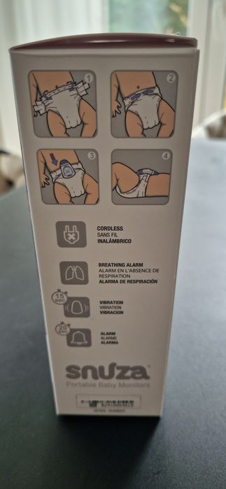 Monitor oddechu do pieluszki Snuza Hero