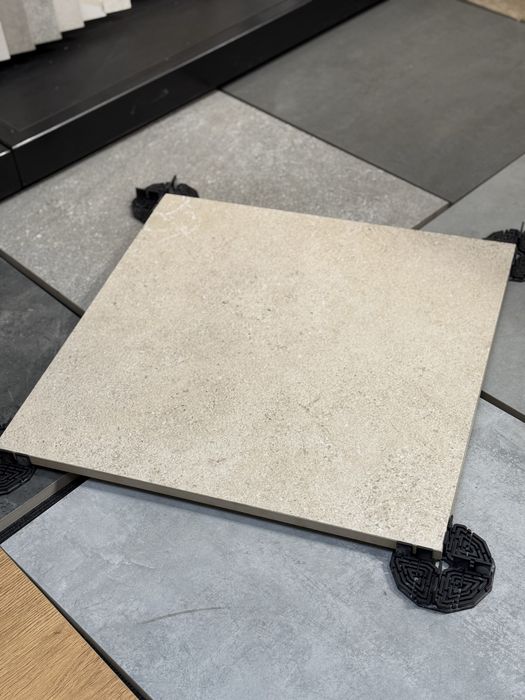 Gres Tarasowo Balkonowy 59,5 X 59,5 Authority Beige 20MM Płyty 2CM 2.0