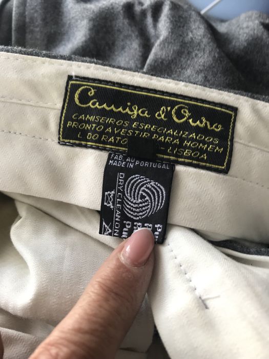 Fato de homem feito alfaiataria