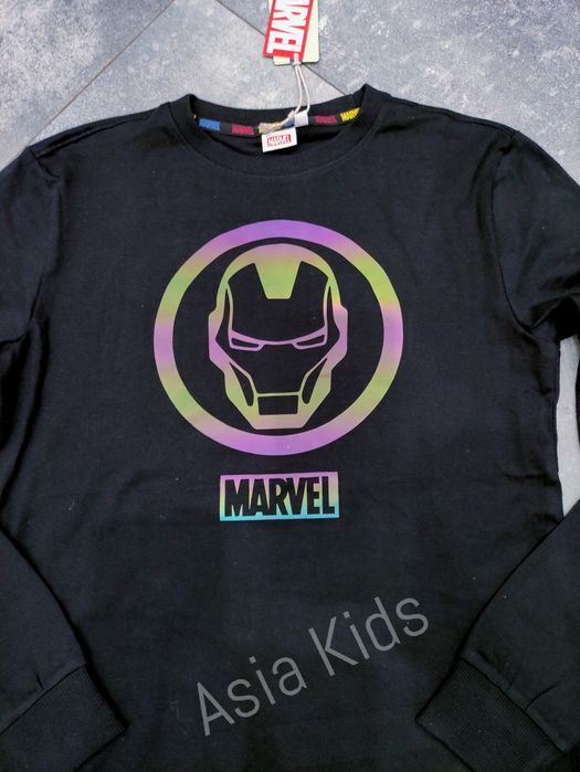 Bluza Marvel czarna chłopięca 164 cm nowa bawełniana