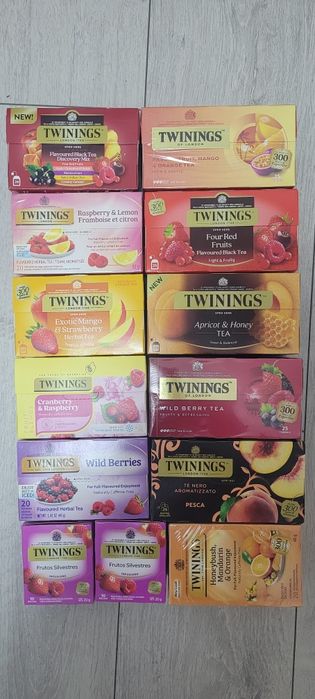 Zestaw owocowych Angielskich herbat Twinings