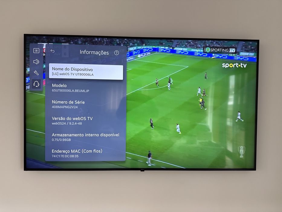 Smartv Led LG 4K 65”