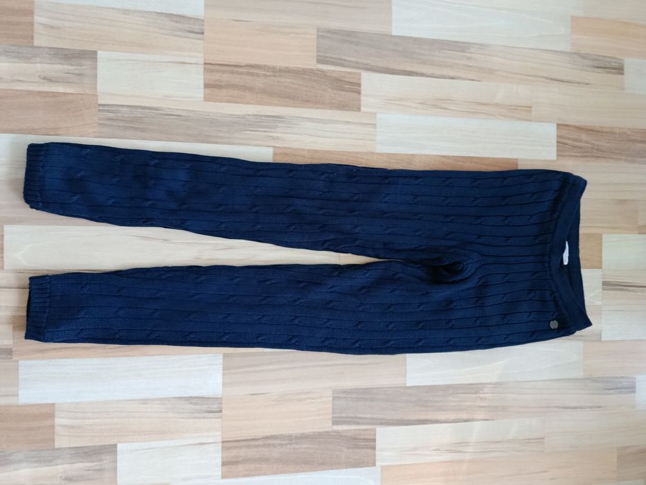 Leginsy ocieplane Coccodrillo granatowe rozmiar 146 nowe bez metki