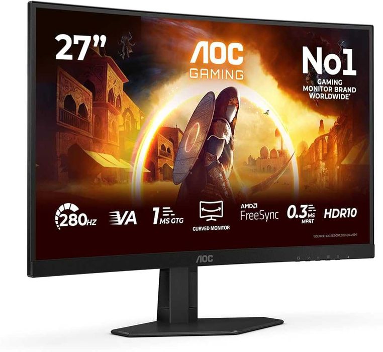 Monitor Gaming AOC C27G4ZXE 27” Curvo 280Hz Full HD