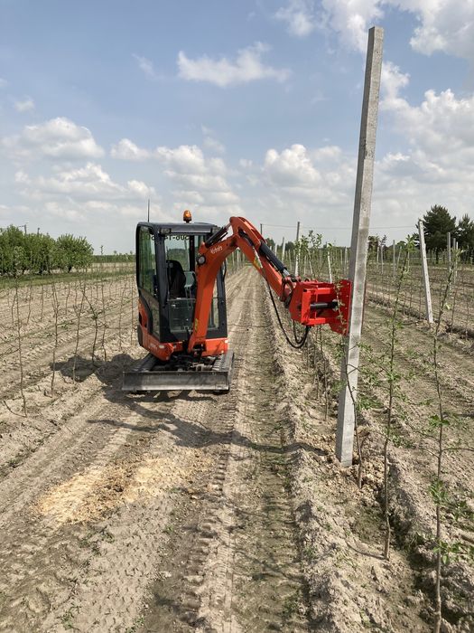 Minikoparka usługi minikoparką wiertnica prace ziemne przyłącza