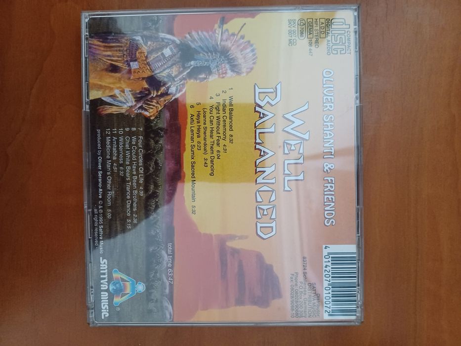 2 CD's: Sacret Spirit e Well Balance