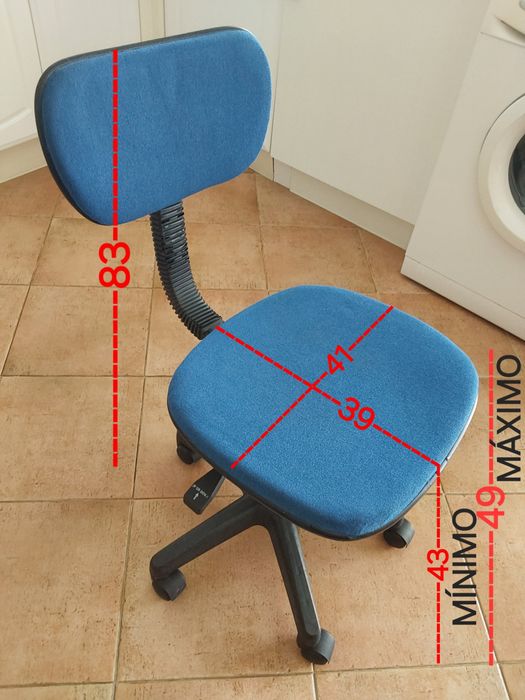 CADEIRA REGULÁVEL, SECRETÁRIA PC,TABLET. Casa,Quarto,Sala,Escritório.