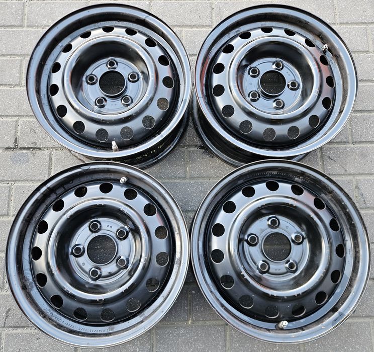 4x Felgi stalowe Kia / Hyundai 6.0 x 15 5x114,3 ET46 + TPMS OE [1189]