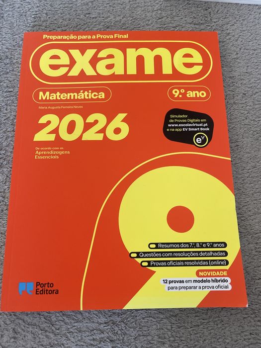 Livros de preparação para os exames nacionais do 9° ano