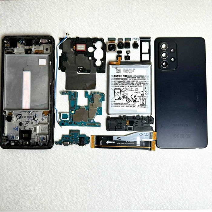 Разборка телефона Samsung A52 шрот, запчасти, шлейфи, нижня плата