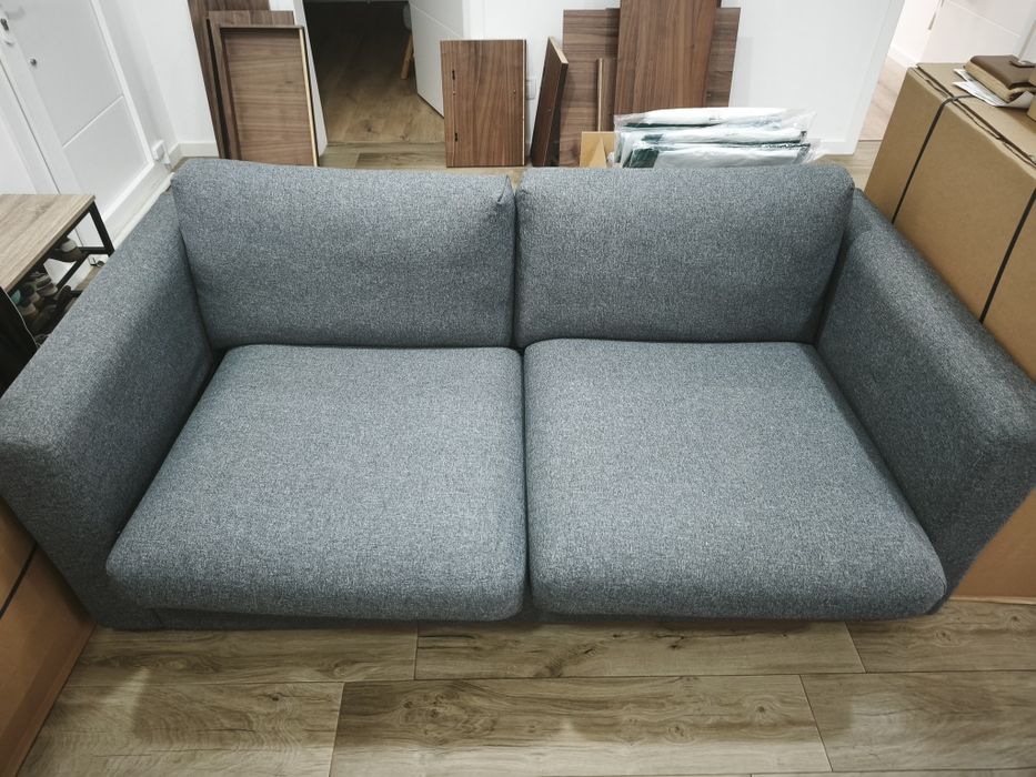Sofá-cama VIMLE cinzento IKEA