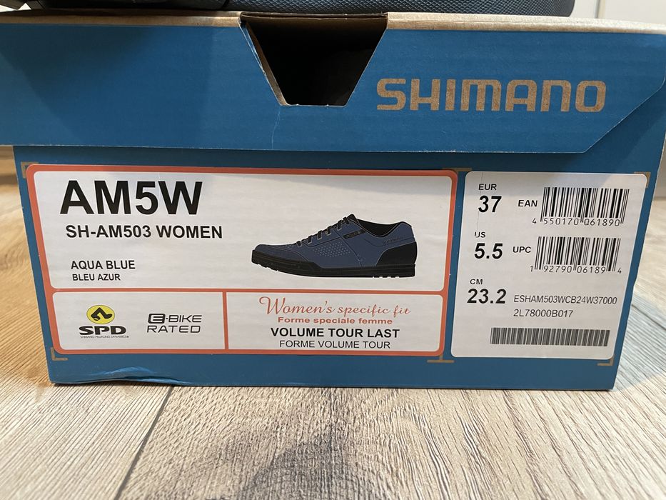 Buty rowerowe shimano damskie 37 spd AM5W
