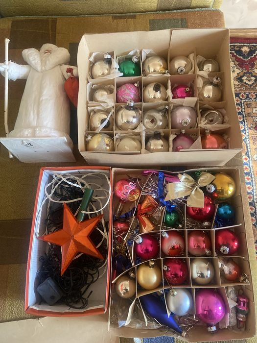 Радянські новорічні прикраси, іграшки на ялинку