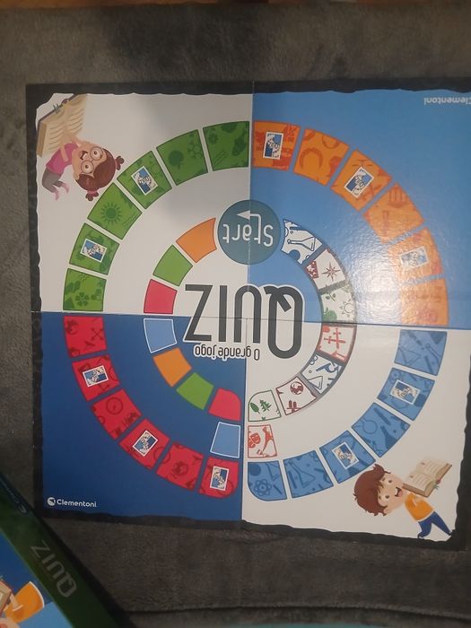Jogo de tabuleiro do quiz