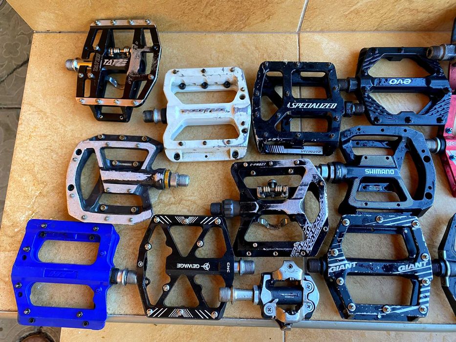 Педалі Shimano DEORE XT, XTR, SAINT, Crank Brothers, CUBE, Specialized
