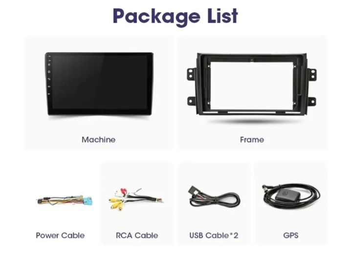 Новий магнітофон для Suzuki SX4 магнитола Fiat  sedici android gps