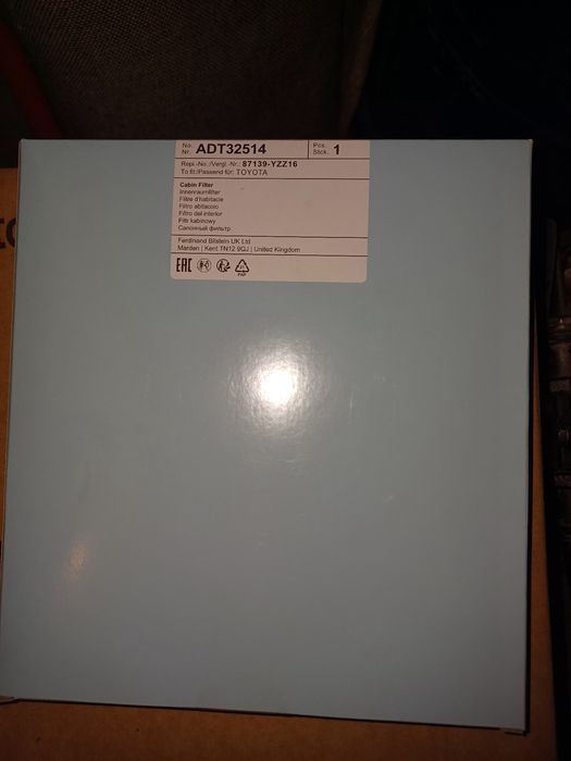 Filtros para automóvel (vários, novo) Toyota refs. descrição