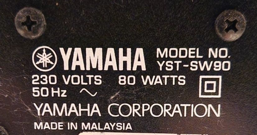 Vendo Subwoofer YAMAHA YST-SW90