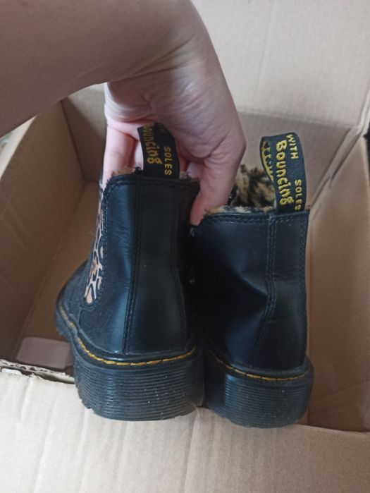 Buty Dr martens 2976 panterka sztyblety półbuty martensy junior r.34