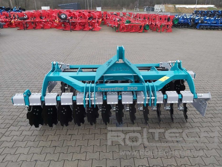 Brona Talerzowa Agregat AGRONA Powerdisc Light 2,5m 2,7m 3m 3,5m 4m