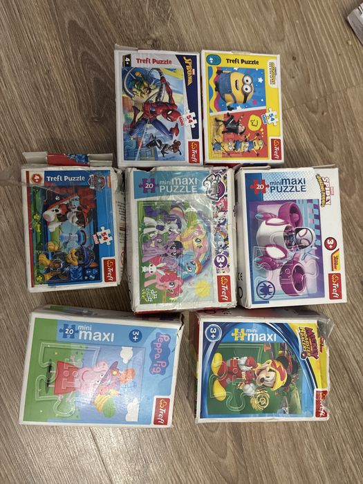 Puzzle małe mini różne