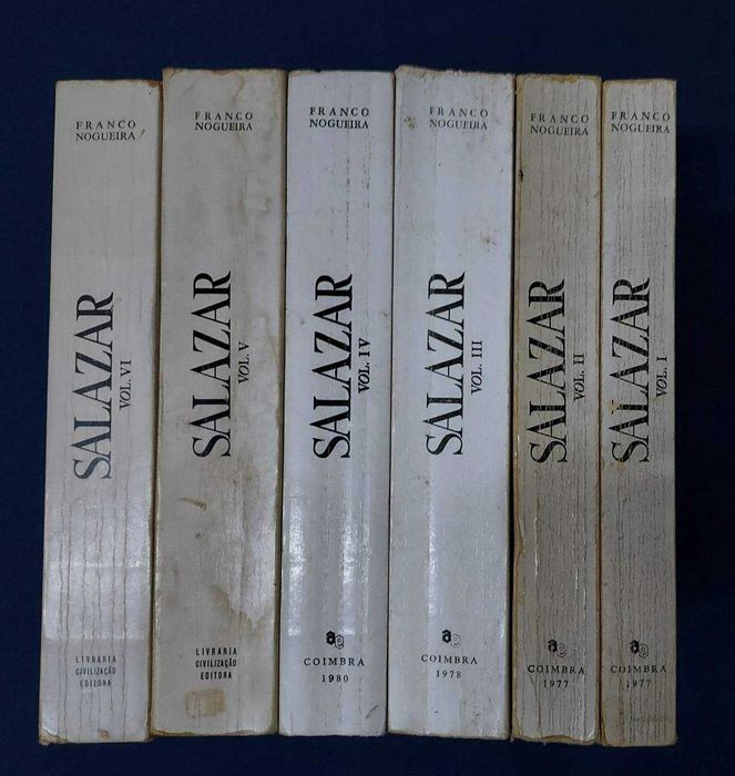 Franco Nogueira-Salazar-6 Volumes-1977/85