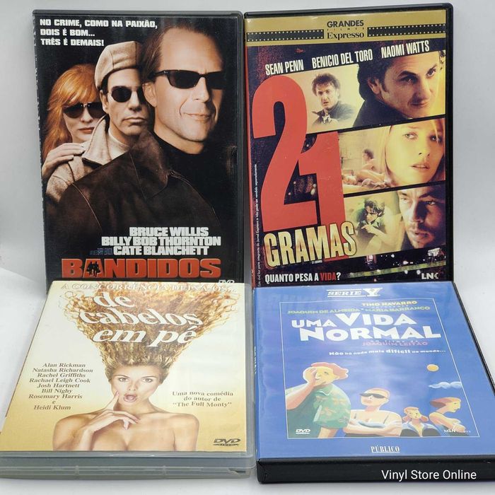 DVD 10/1 - Lote de 18 Filmes DVD's Diversos - Ref. VI