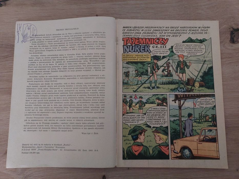 Kapitan Żbik- Tajemniczy Nurek Wyd I