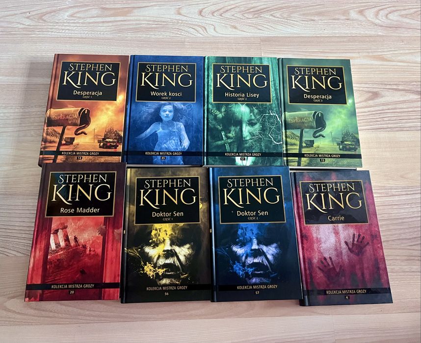 Kolekcja, Seria książek- Stephen King - 64 ksiazek