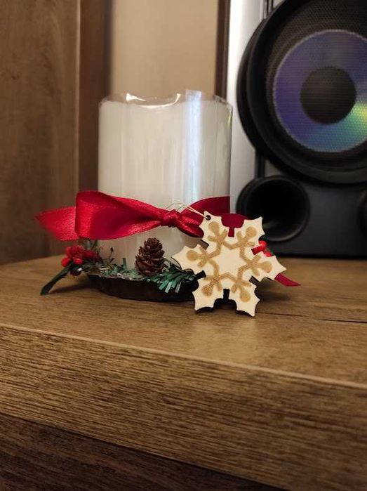 świeca led świąteczna lub neutralna