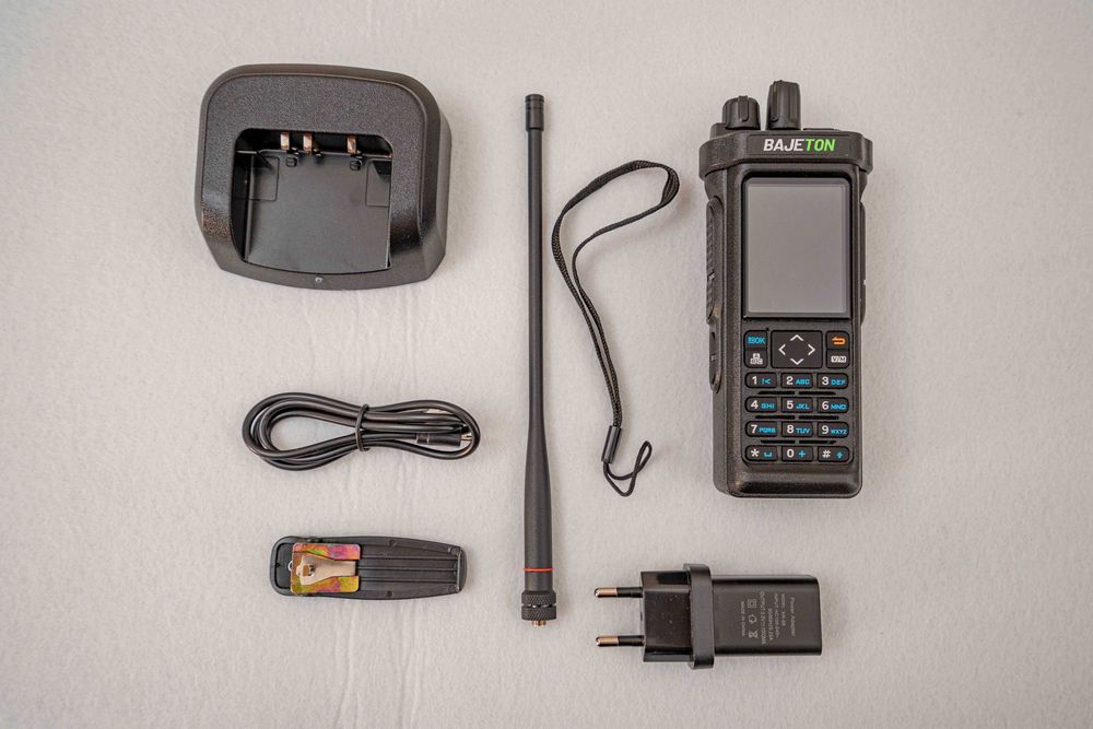 Walkie-talkie 10W, Bajeton