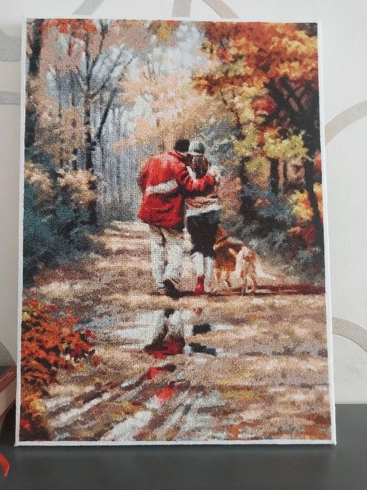 Картина вишита хрестиком.