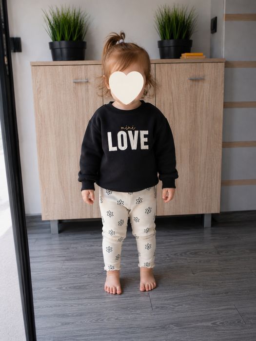 Dres dla dziewczynki,dres dziewczęcy, komplet, spodnie i bluza,18-24 m