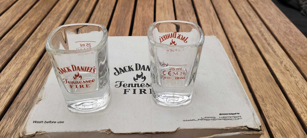 Kieliszki Jack Daniel's Tennessee Fire | Zestaw Gastronomiczny Shoty