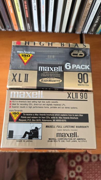 Maxell XLII 90 NOS pakiet 3 sztuk.