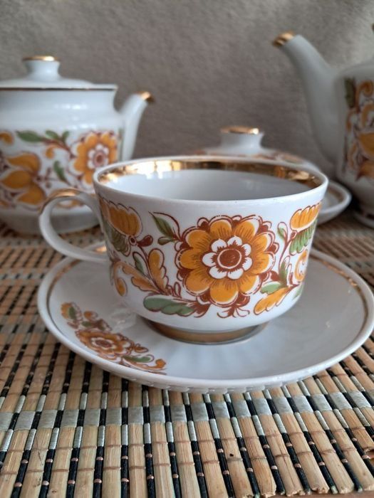 Чайные пары, блюдца, чашки СССР