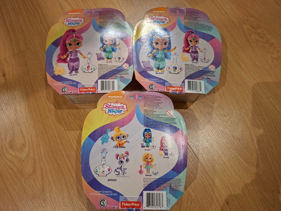Boneca nova da série Shimmer & Shine azul