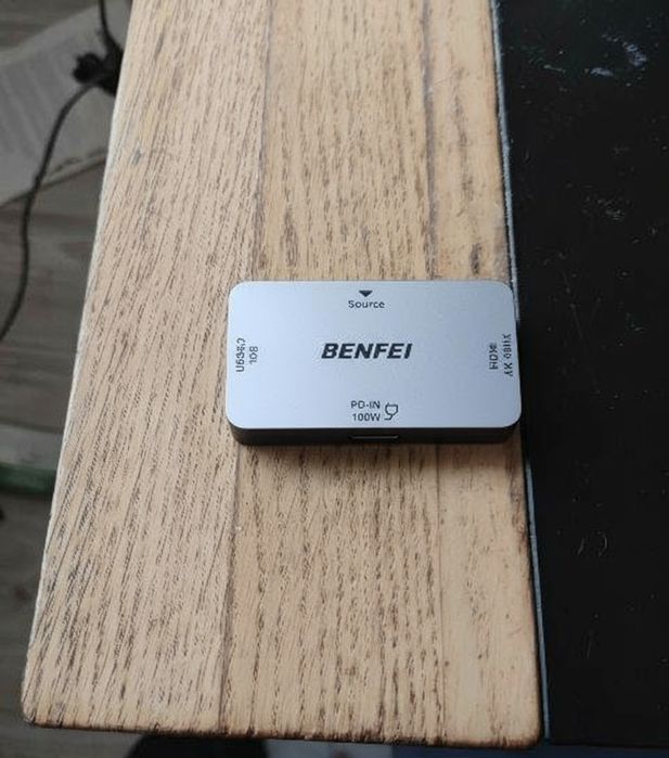 Hub USB-C Benfi 7w1 (różowe złoto) - 4K60Hz HDMI