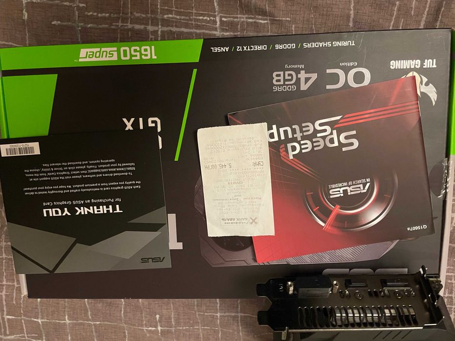 Видеокарта ASUS GTX 1650 Super