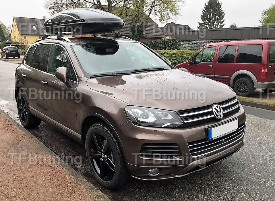 spoiler dokładka zderzaka przód touareg 7p 2010-2014 ver1 tfb tuning