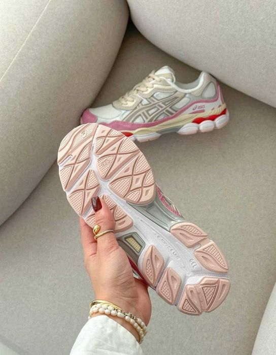 ‼️АКЦІЯ ‼️Кроссовки Женские Asics Gel-NYC 1090  Beige Pink/Кросівки Жіночі Асікc