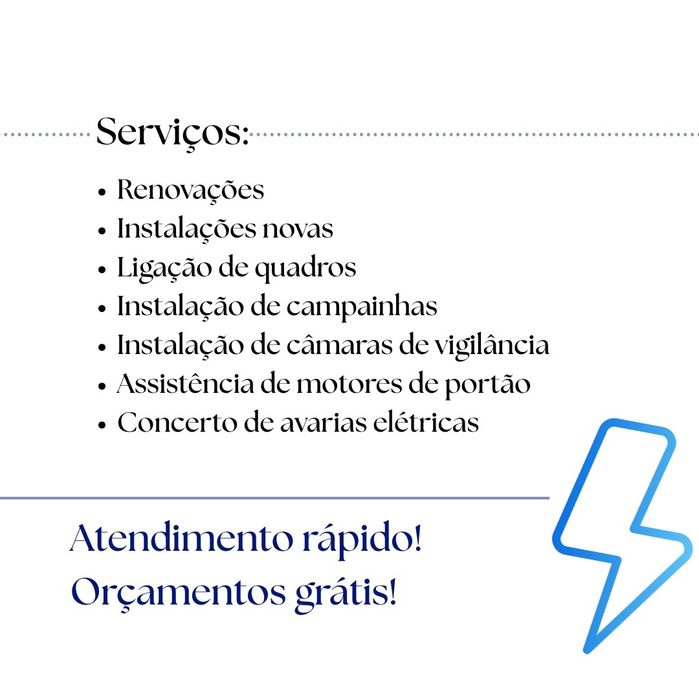 Serviços de eletricidade