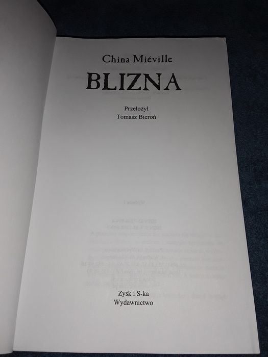 Blizna China mievvlle powieść science fiction fantastyka