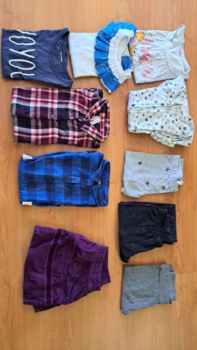Lote de Roupa de Menina 5 anos - Inverno (10 peças)