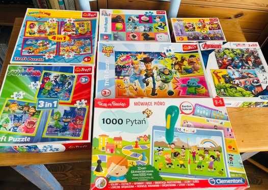 Gry i puzzle dla dzieci od 3 lat