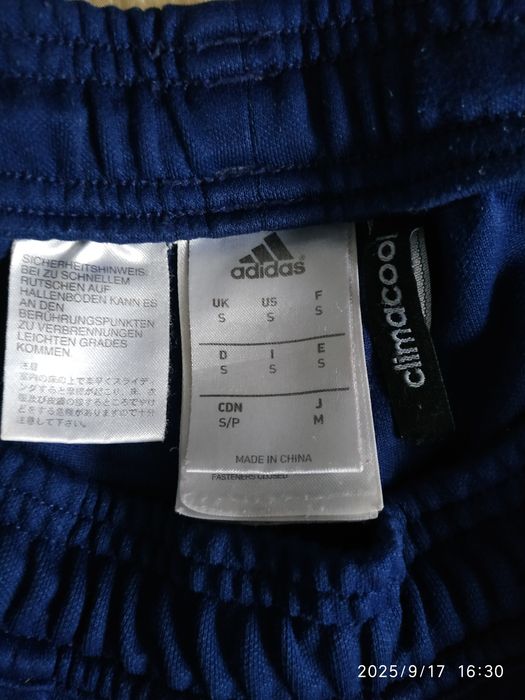 Spodnie dresowe damskie granatowe, r S/M adidas, używane