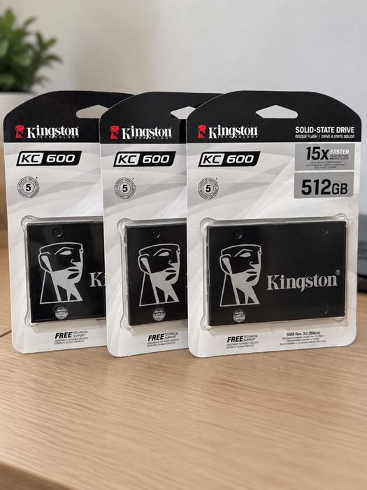 Disco SSD Kingston 512GB KC600 (preço unitário)