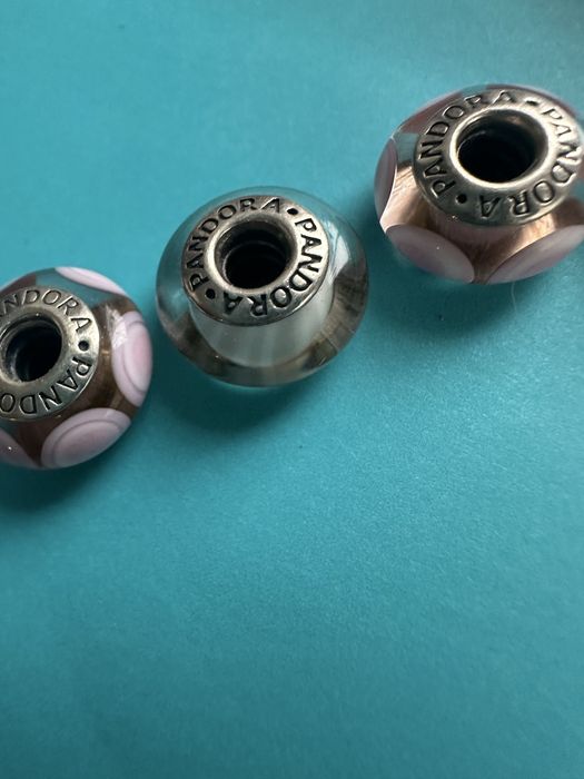 Pandora  Szkło Murano Srebro - 50zl /1szt